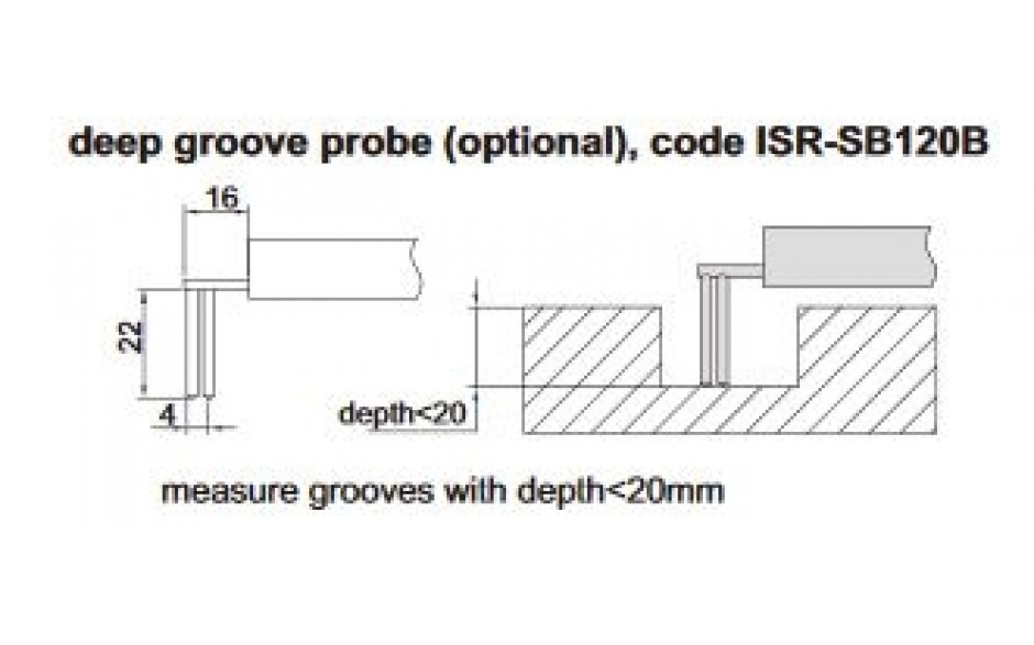 ISR-SB120B | INSIZE plus DIEPE GROEF TASTER